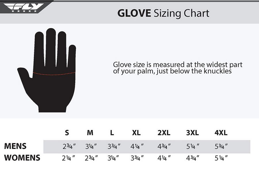 Mens Glove Size Chart